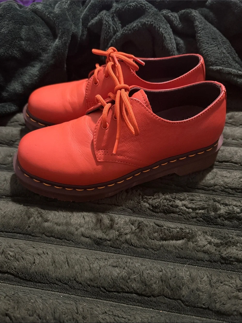 Dr. Marten’s Women’s Orange Lace-Up Casual Shoes